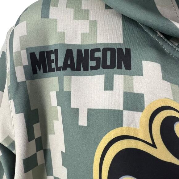 Swag King Salute to Soldiers Las Vegas Golden Knights Hoodie Mens Size Small - Picture 2 of 7